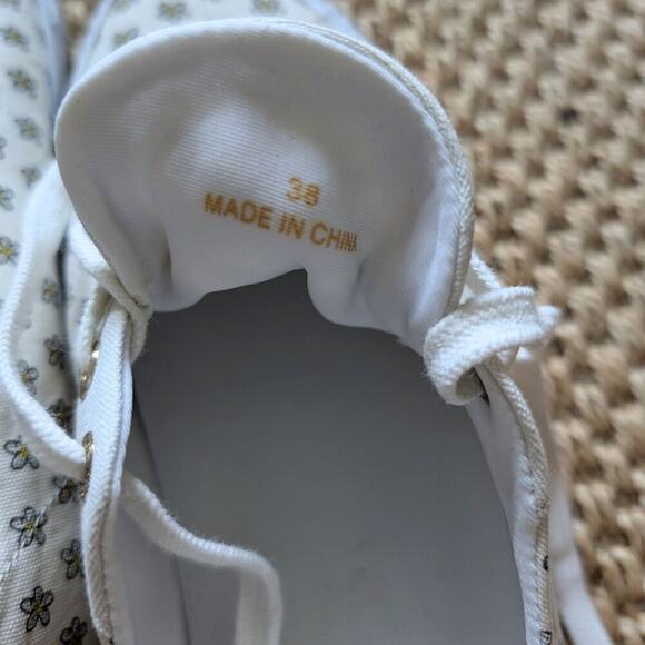 TED BAKER Kimia Metropolis Daisy Sneakers, Cream, Daisy Print, 38/US 7.5… - Picture 6 of 9